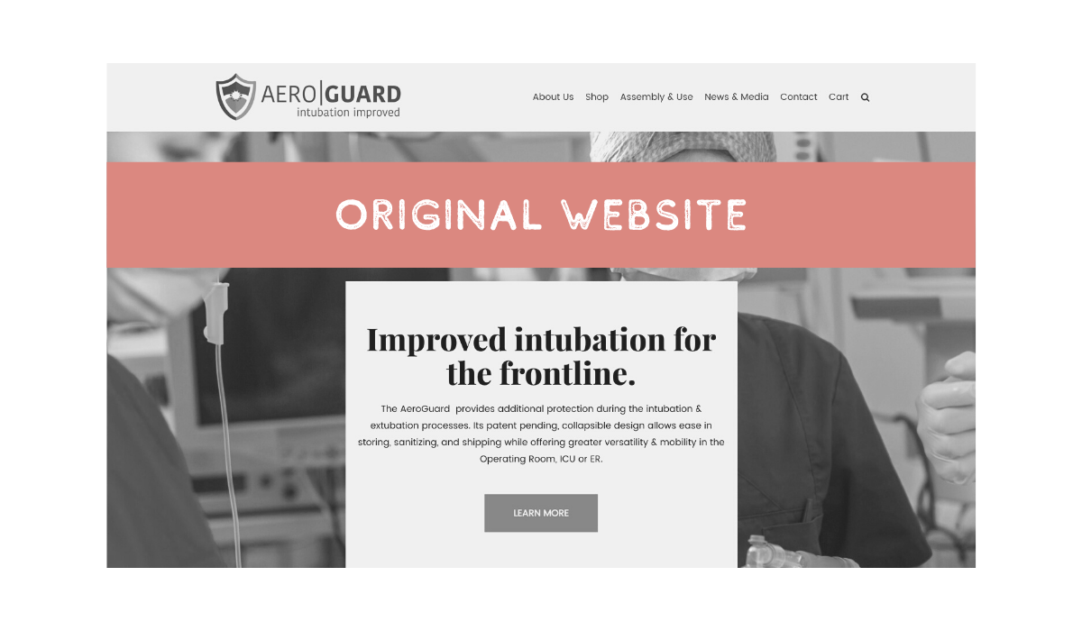 Aero|Guard original website