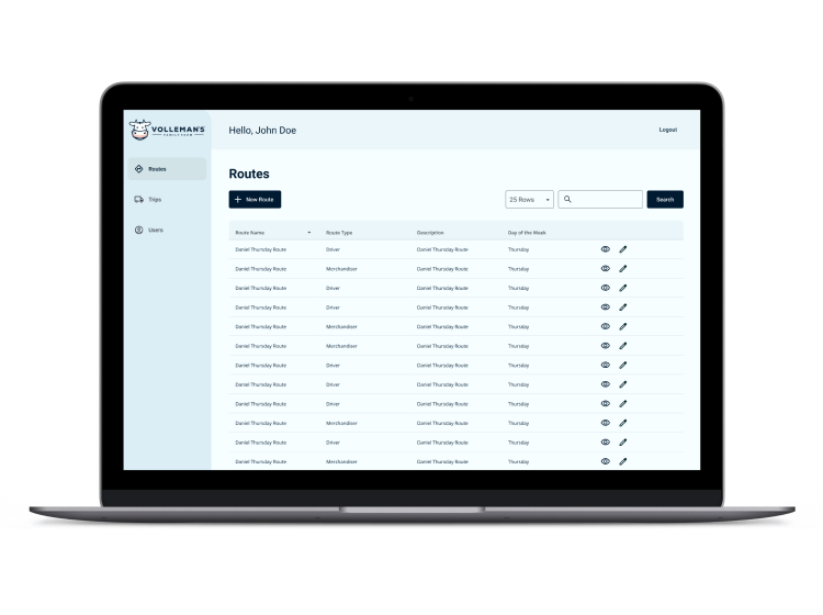 Custom Web Application by SPARK for Volleman's Family Farm
